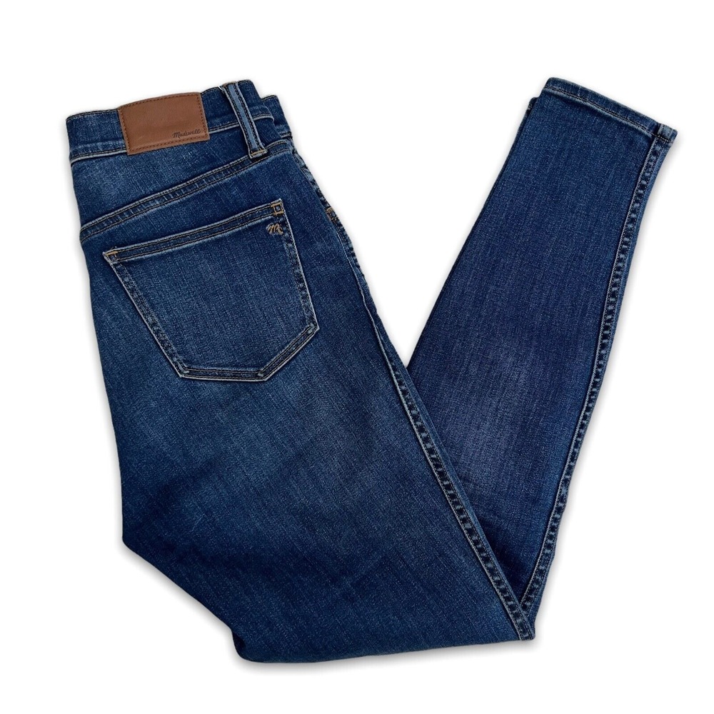 Madewell Womens Denim 10" High Rise Skinny Jean Medium Wash Size 27 x 27